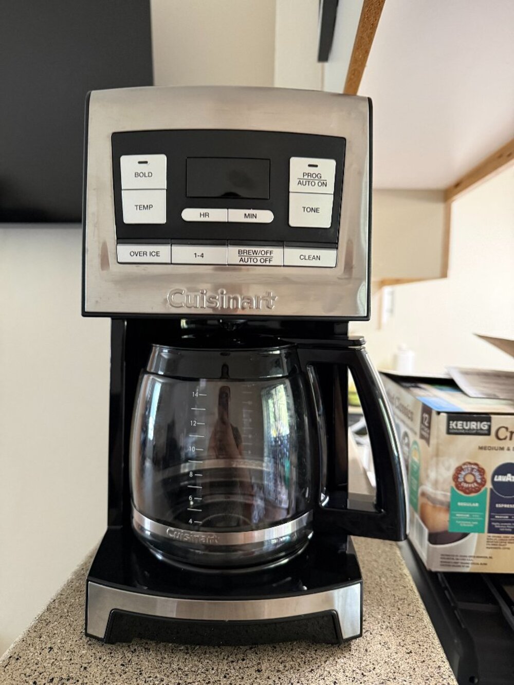Cuisinart 14 cup programmable coffee maker stainless like new used twice